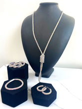 Load image into Gallery viewer, Crystal Necklace with Twist Detail - 6 Colours