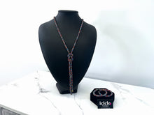 Load image into Gallery viewer, Crystal Necklace with Knot Detail - 11 Colours