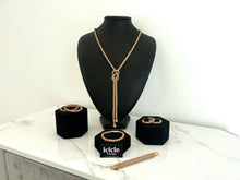 Load image into Gallery viewer, Crystal Necklace with Knot Detail - 11 Colours