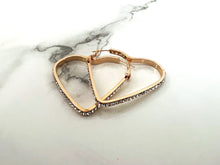 Load image into Gallery viewer, Helen heart earrings - 3 colours