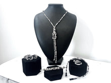 Load image into Gallery viewer, Crystal Necklace with Knot Detail - 11 Colours