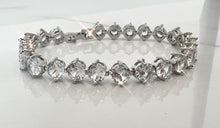 Load image into Gallery viewer, Trinity Tennis Bracelet - Silver
