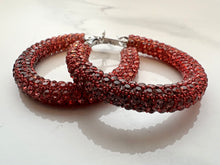 Load image into Gallery viewer, Tube Hoop Earrings 3.5cms - 10 Colours