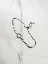 Load image into Gallery viewer, Heart Slider Bracelet