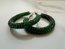 Load image into Gallery viewer, Tube Hoop Earrings 3.5cms - 10 Colours