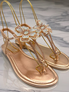 Load image into Gallery viewer, Julie sandals - Rose gold
