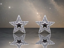 Load image into Gallery viewer, Star Earrings - Sterling Silver
