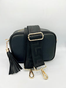 Bag Strap 103 - Black Pattern