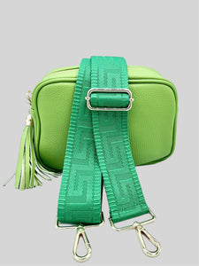 Bag Strap 102 - Green Pattern