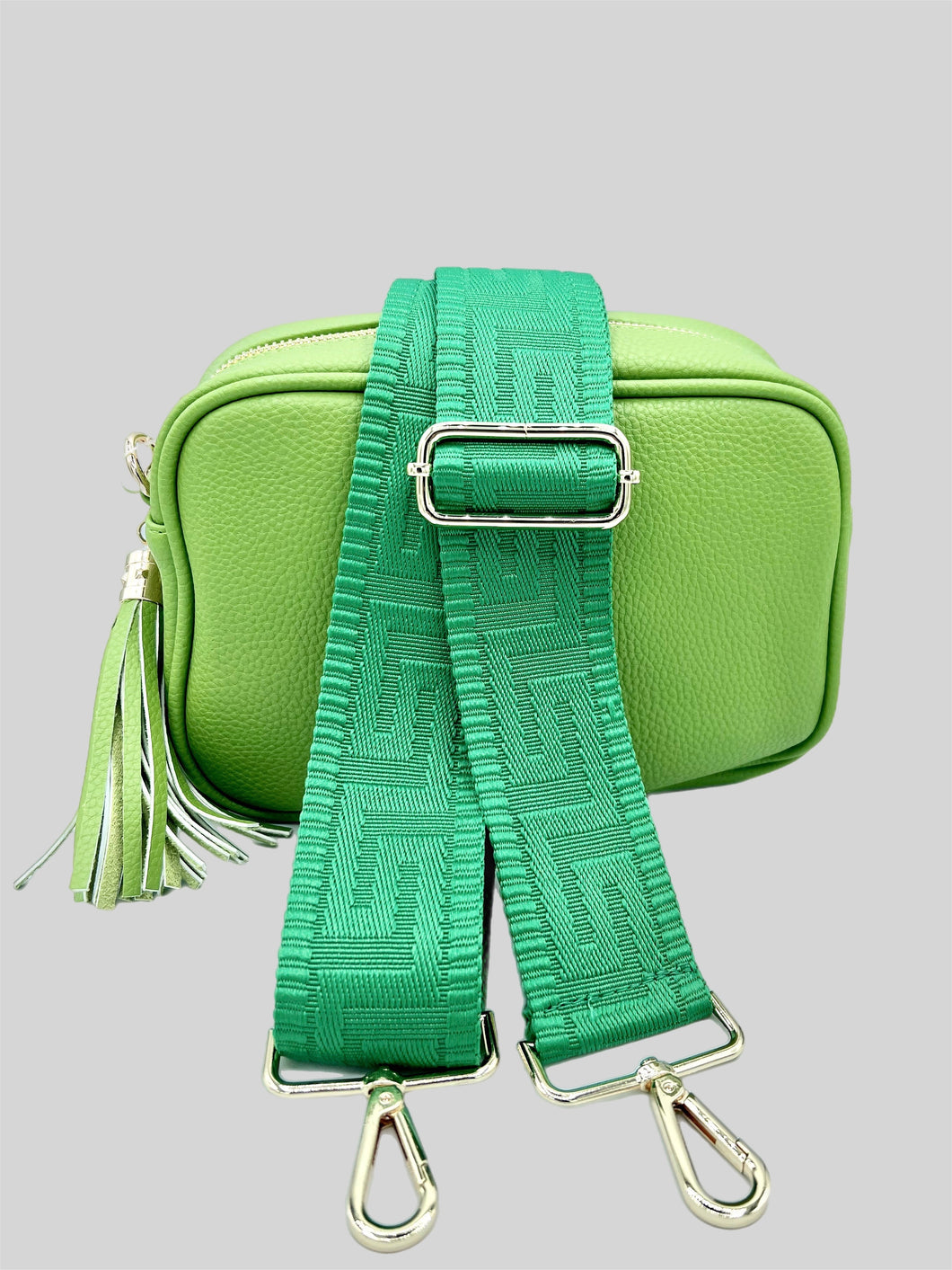 Bag Strap 102 - Green Pattern