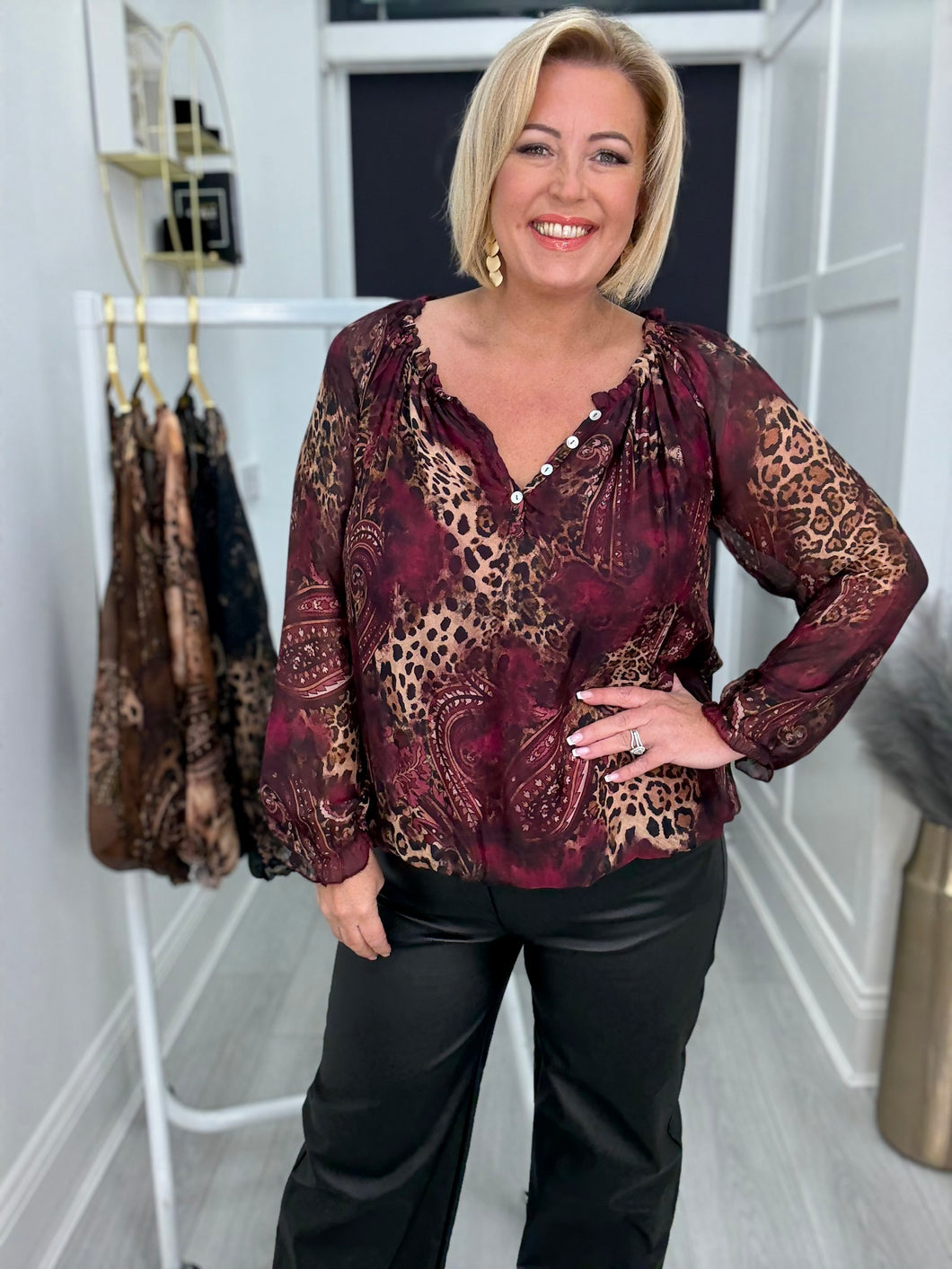 Elaine top - 4 colours