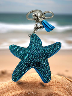 Load image into Gallery viewer, Starfish Keyring
