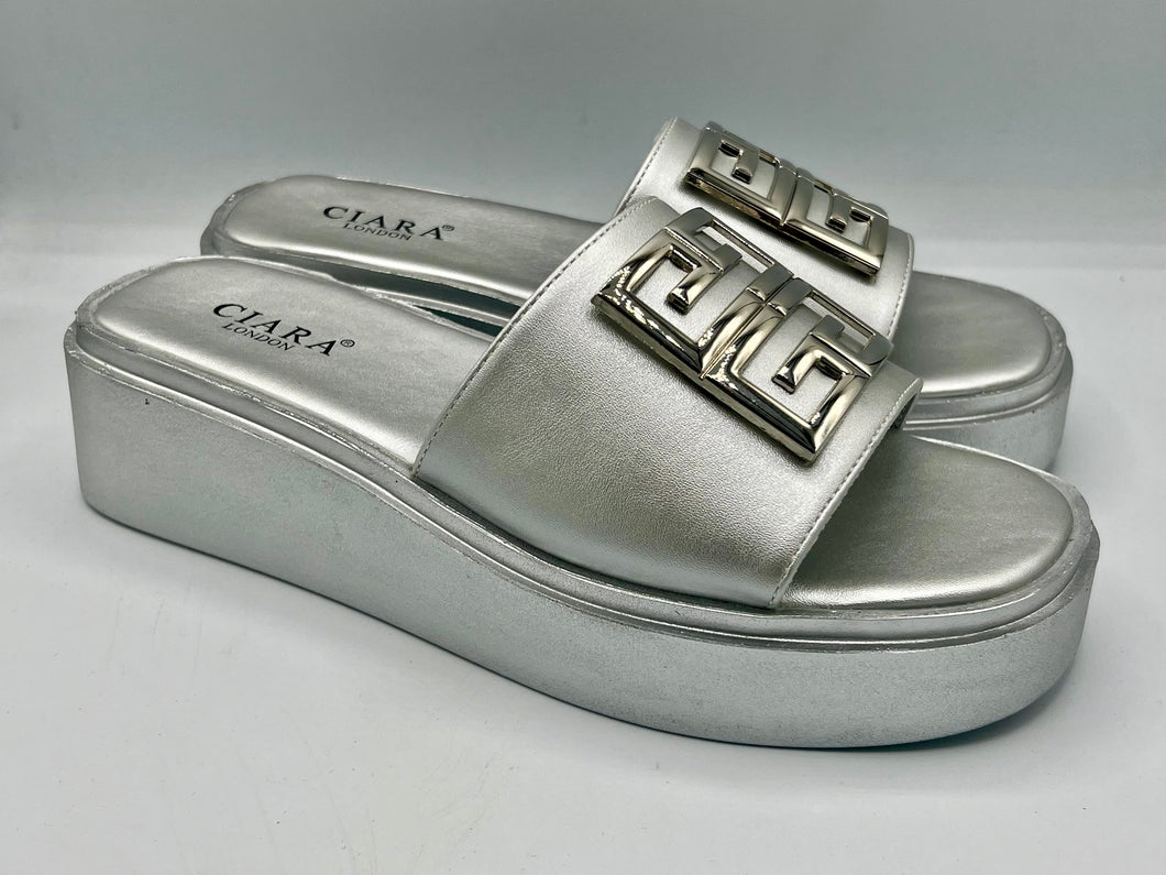 Neve wedges - silver