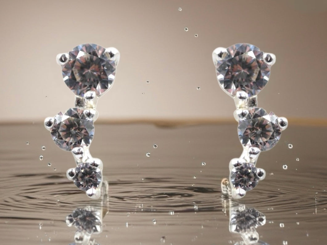Vanessa Earrings - Sterling Silver