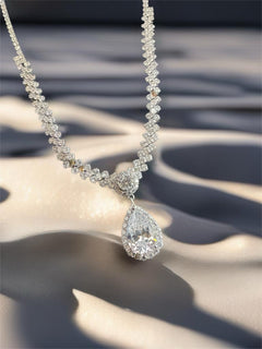 Load image into Gallery viewer, Louisa Wedding Necklace &amp; Earring Set
