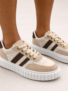 Load image into Gallery viewer, Ella Trainers - Beige
