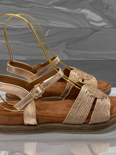 Load image into Gallery viewer, Oasis Sandals - Rose Gold
