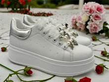 Load image into Gallery viewer, Charm Trainers - Silver
