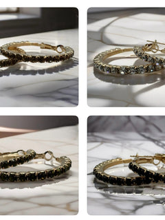 Load image into Gallery viewer, Jodie Hoop Earrings - 3cm diameter
