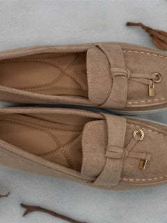 Load image into Gallery viewer, Helen loafers - beige. LAST PAIR
