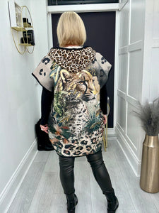 Leopard gilet