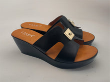 Load image into Gallery viewer, Gina wedges - black
