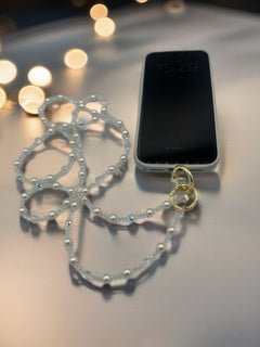 Load image into Gallery viewer, Pearly Phone Chain
