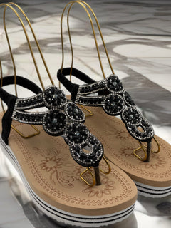Load image into Gallery viewer, Lorraine Sandals - Black
