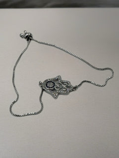 Load image into Gallery viewer, Hamsa Slider Bracelet
