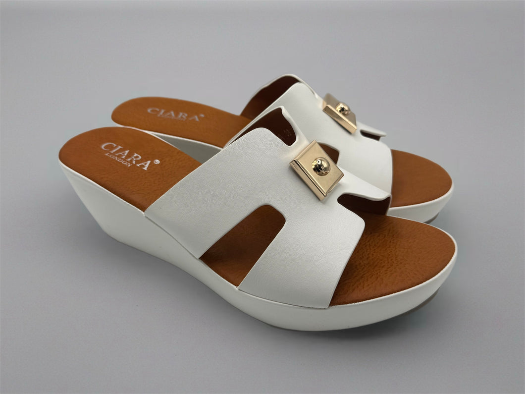 Gina wedges - white