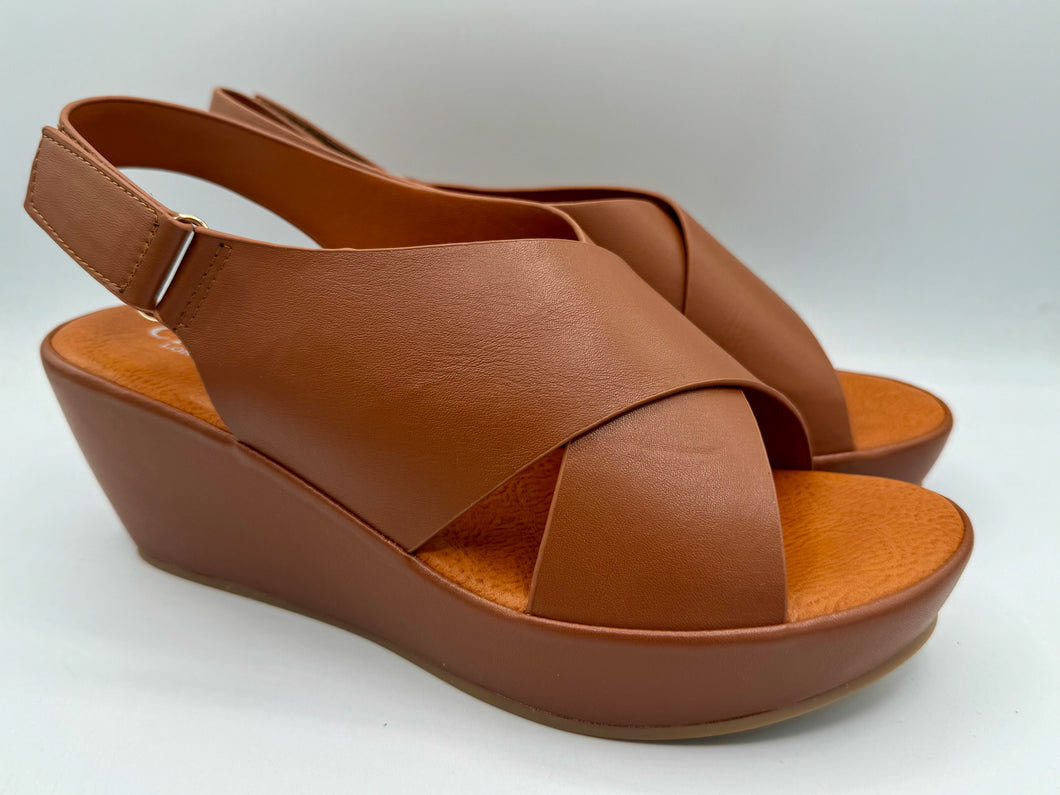 Clara wedges - tan