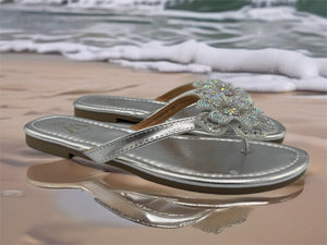 Beatrice sandals - silver