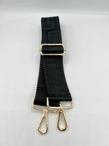 Bag Strap 103 - Black Pattern