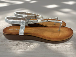 Yasmin sandals - silver