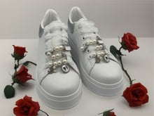 Load image into Gallery viewer, Charm Trainers - Silver
