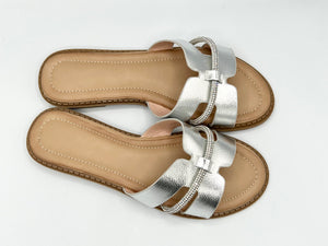 Brittany sliders - silver