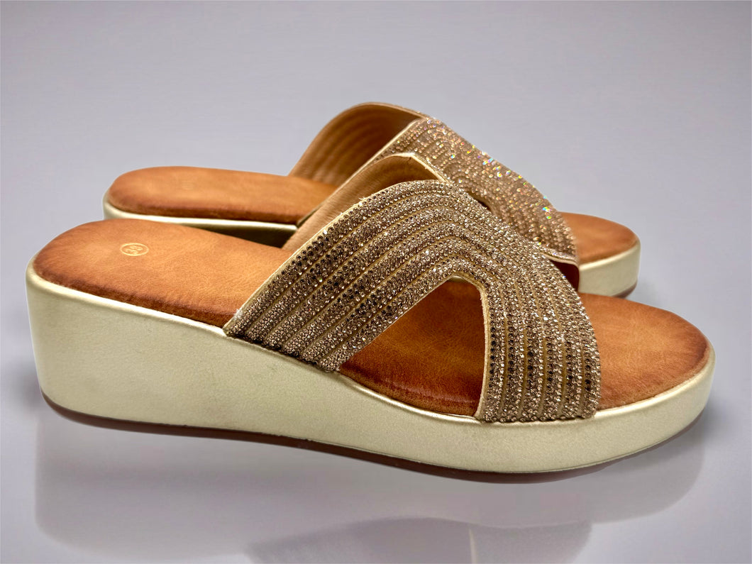Marbella wedges - gold