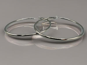 Hoop Earrings - 50mm - 3 Colours