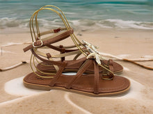 Load image into Gallery viewer, Starfish Sandals - Tan
