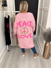 Load image into Gallery viewer, Peace cardigan - 4 colours. LAST ONE
