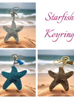 Load image into Gallery viewer, Starfish Keyring
