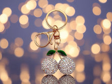 Load image into Gallery viewer, Bling Cherry Keyring- 2 Colours
