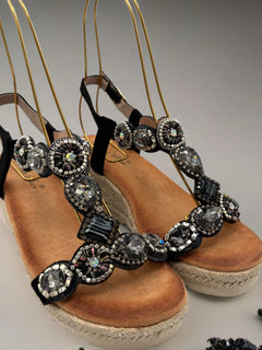 Load image into Gallery viewer, Kylie Wedges - Black

