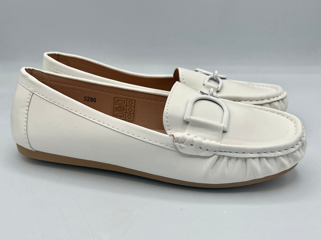 Zara loafers - white