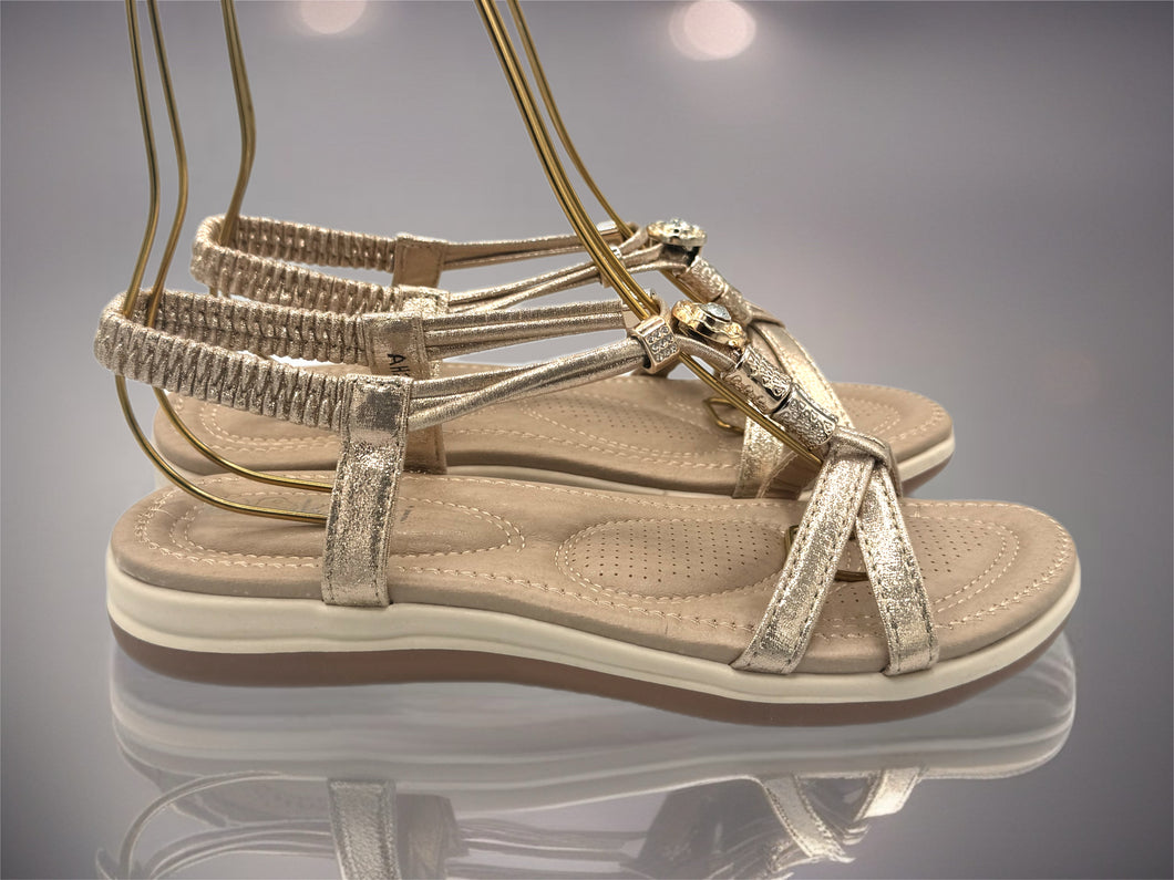 Linda sandals - gold