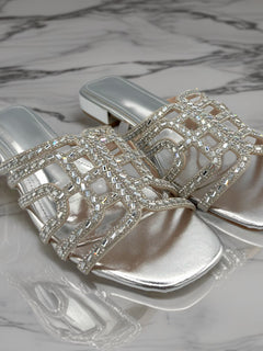 Load image into Gallery viewer, Sasha Sandals - Silver

