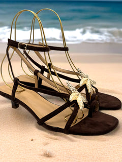 Load image into Gallery viewer, Mauritius heels - Chocolate brown

