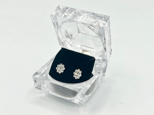 Poppy Earrings (Austrian Stones) - Sterling Silver