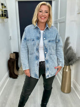 Load image into Gallery viewer, Glitzy shacket - 4 sizes

