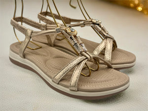 Linda sandals - gold